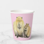 Capybara Pappbecher (Rückseite)