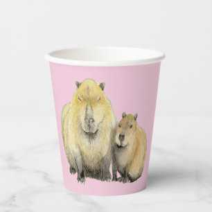 Capybara Pappbecher