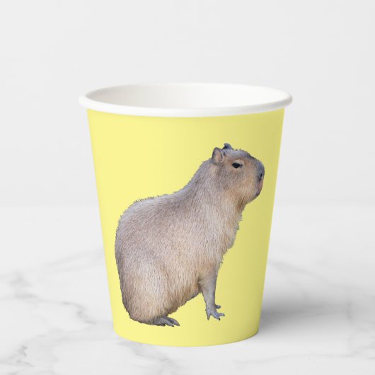Capybara Pappbecher (Vorderseite)