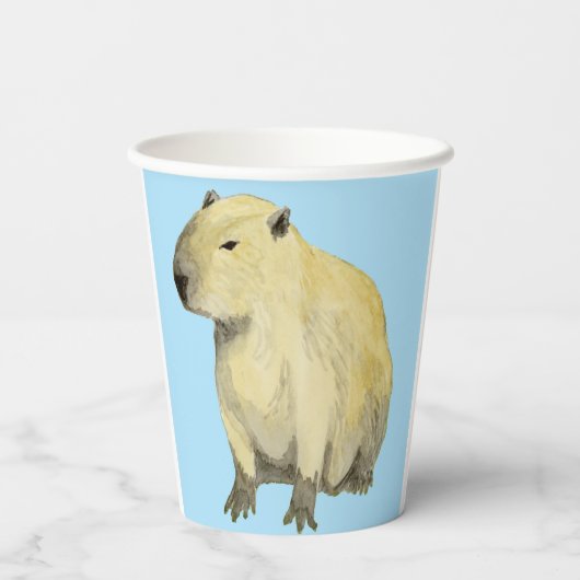 Capybara Pappbecher (Rückseite)