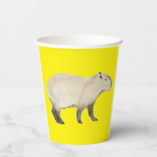 Capybara Pappbecher (Rückseite)