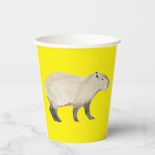 Capybara Pappbecher (Vorderseite)
