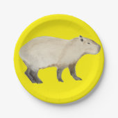 Capybara Pappteller (Vorderseite)