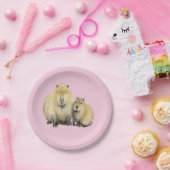 Capybara Pappteller (Party)