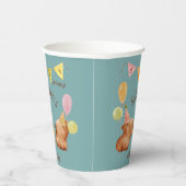 Capybara Party Fun Pappbecher (Rechts)