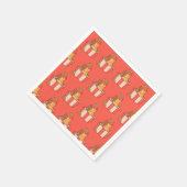 Capybara Party Napkins | Süße Tier Birthday Serviette (Ecke)