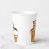 Capybara Party Paper Cup | Süße Tier Birthday Pappbecher (Links)