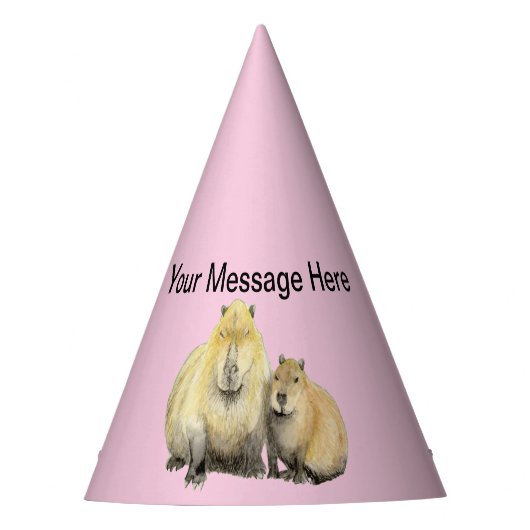 Capybara Partyhütchen (Vorderseite)