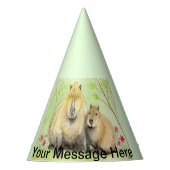 Capybara Partyhütchen (Vorderseite)