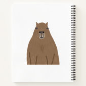 Capybara personalisiert notizblock (Rückseite)