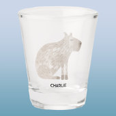 Capybara Personalisiert Schnapsglas