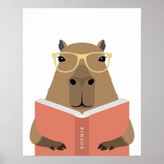 Capybara-Personalisierter Druck Poster (Vorne)