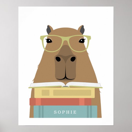 Capybara-Personalisierter Druck Poster (Vorne)