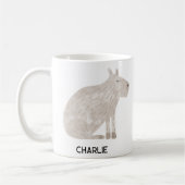 Capybara Personenname Kaffeetasse (Links)