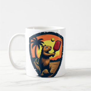Capybara-Pickleball-Club-EST-2026-Retro-Logo Kaffeetasse