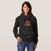 Capybara Playing Musical Instruments Cute Capybara Hoodie (Vorne ganz)