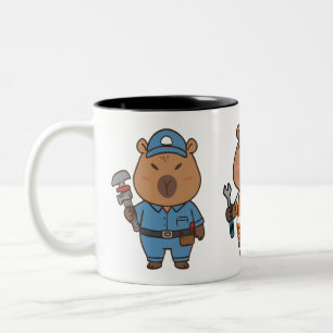 Capybara Plumber Tasse Funny Plumpe Coffee Cup