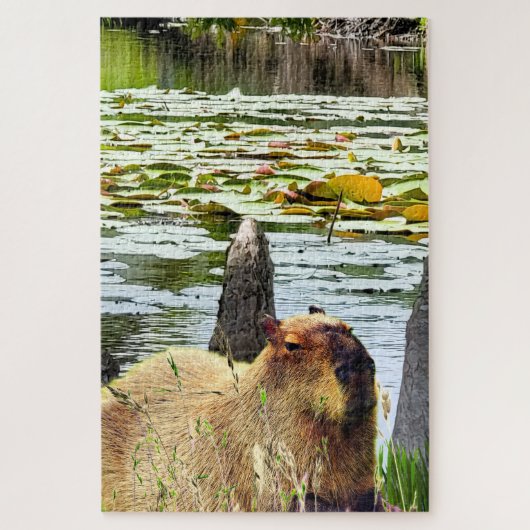 Capybara - Pneumatophoren - Wildtiere Puzzle (Vertikal)