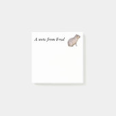 Capybara Post-it Klebezettel (Vorderseite)