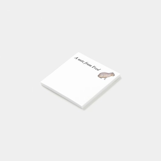 Capybara Post-it Klebezettel (angewinkelt)