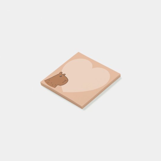 Capybara Post-it Klebezettel (angewinkelt)