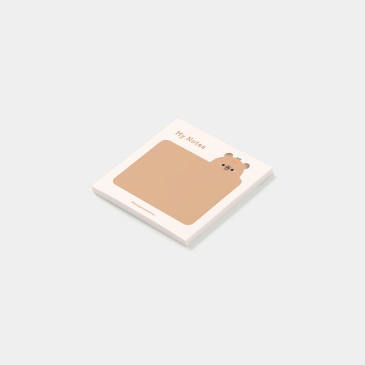 Capybara Post-it Klebezettel (angewinkelt)