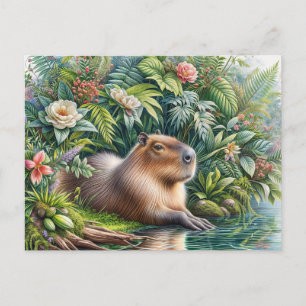 Capybara Postkarte