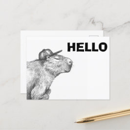 Capybara Postkarte