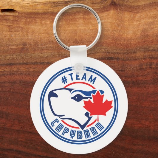 Capybara Pride Schlüsselanhänger (Vorderseite)
