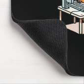 Capybara-Programmierer arbeiten an der Computerkle Mousepad (Ecke)