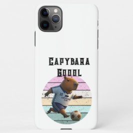 Capybara rainbow case phone through play football  iPhone 11Pro max hülle