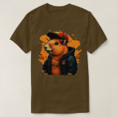 Capybara Rapper 1 T-Shirt (Design vorne)