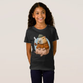 Capybara Rauchen in der Kälte T-Shirt (Vorne ganz)