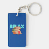 Capybara Reader Schlüsselanhänger (Rückseite)