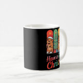 Capybara Reindeer Xmas Have A Capy Christmas  Kaffeetasse (VorderseiteRechts)