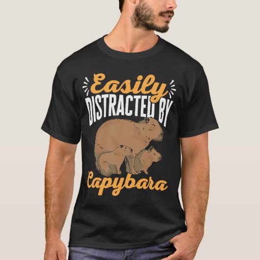 Capybara Rentiere Rinder leicht von Capybar abgele T-Shirt (Vorderseite)