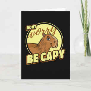 Capybara Retro Capibara Karte
