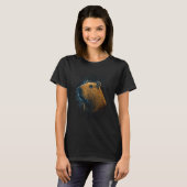 Capybara Retro-Illustration T-Shirt (Vorne ganz)