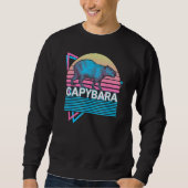 Capybara Retro Sweatshirt (Vorderseite)