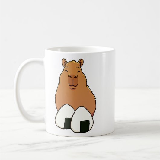 Capybara Rice Balls Kaffeetasse (Links)