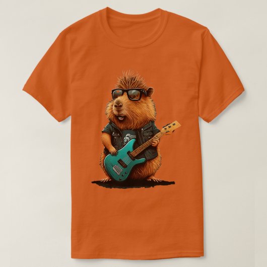 Capybara Rocker 7 T-Shirt (Design vorne)