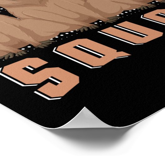 Capybara Rodent Animal Squad Poster (Ecke)