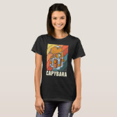 Capybara Rodent Niedliches Tier 20 T-Shirt (Vorne ganz)