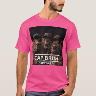Capybara Rodent Retro 90er RB Hip Hop Rap Band Spa T-Shirt