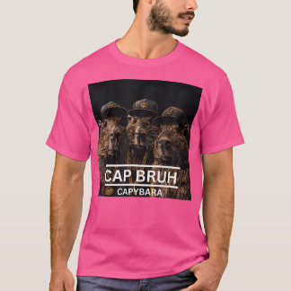Capybara Rodent Retro 90er RB Hip Hop Rap Band Spa T-Shirt