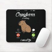Capybara ruft Capibara-Nagetiertier Lover Mousepad (Mit Mouse)