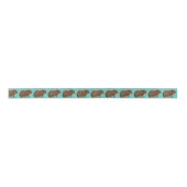 Capybara Satin Ribbon Satinband (Vorderseite)