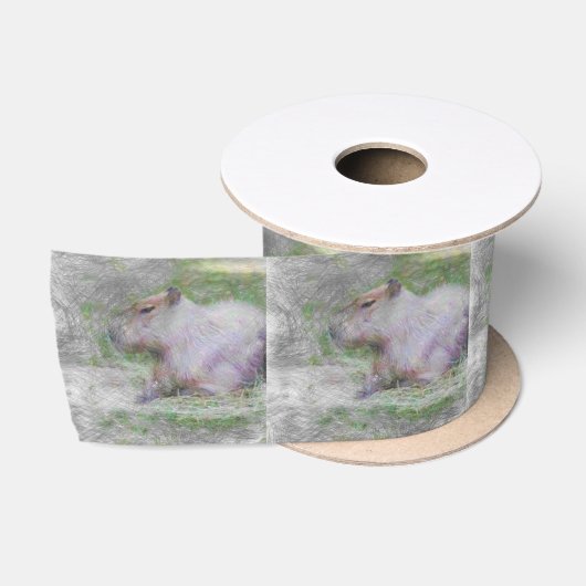 Capybara Satinband (Spule)