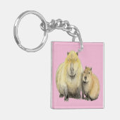 Capybara Schlüsselanhänger (Vorderseite links)