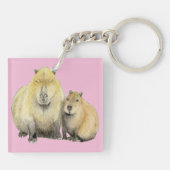 Capybara Schlüsselanhänger (Rückseite)